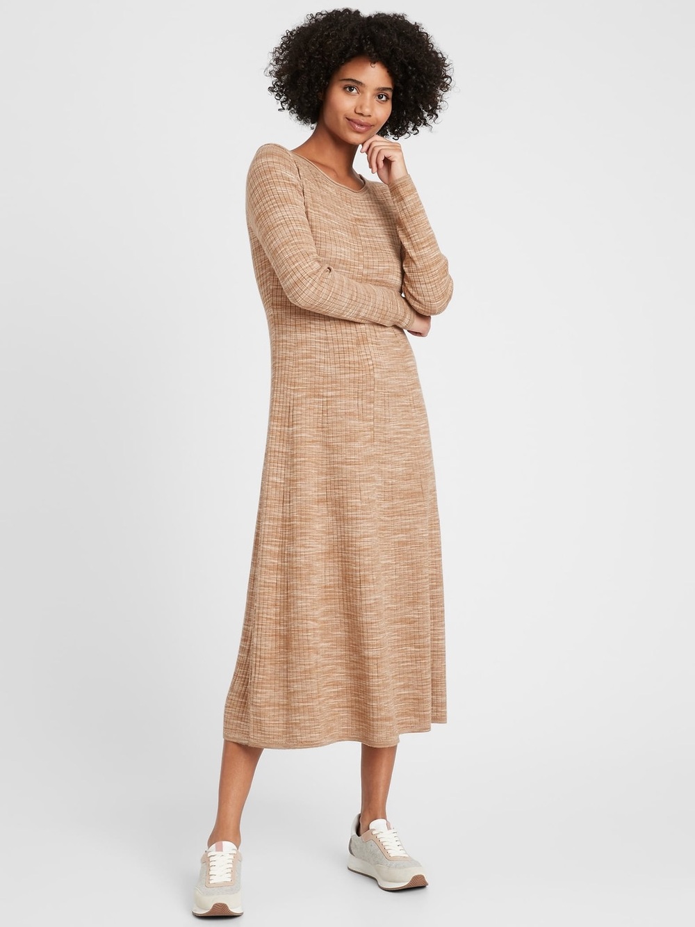 Banana Republic Ribbed Maxi Sweater Dress